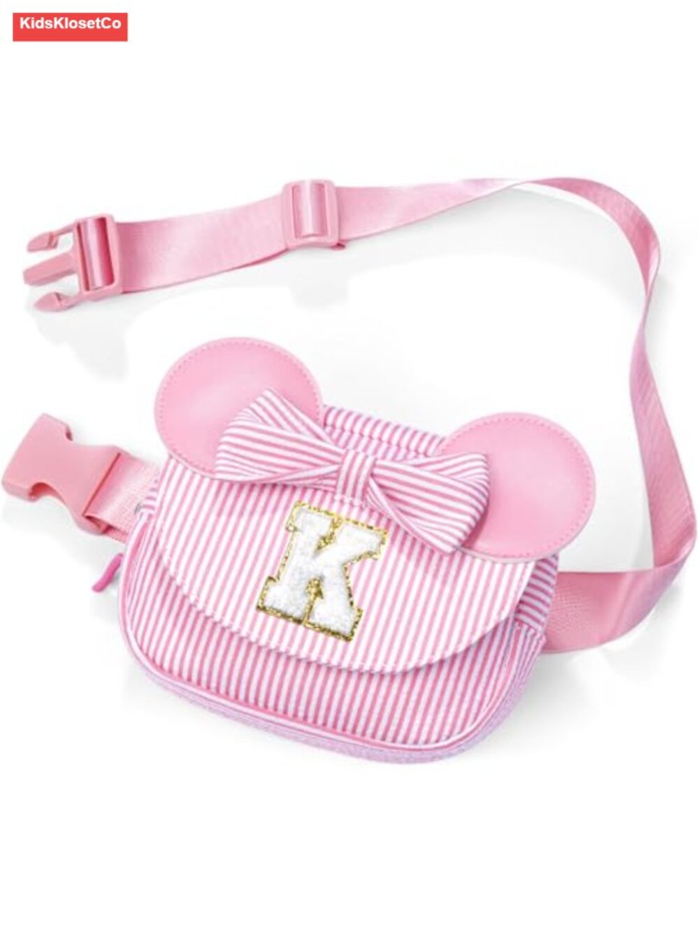 Personalized Initial Belt Bag Crossbody Fanny Pack with Adjustable Strap